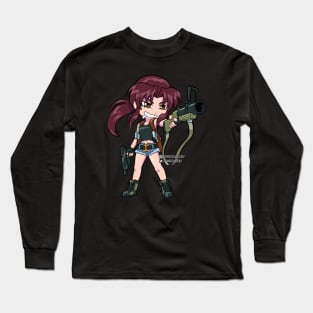 Black Lagoon Two Hands Long Sleeve T-Shirt